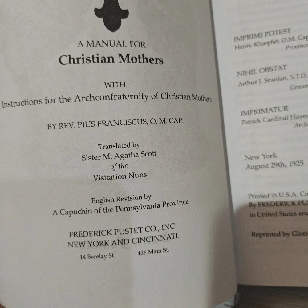 Mother Love: A Manual for Christian Mothers  by Pius Franciscus 9798336728538